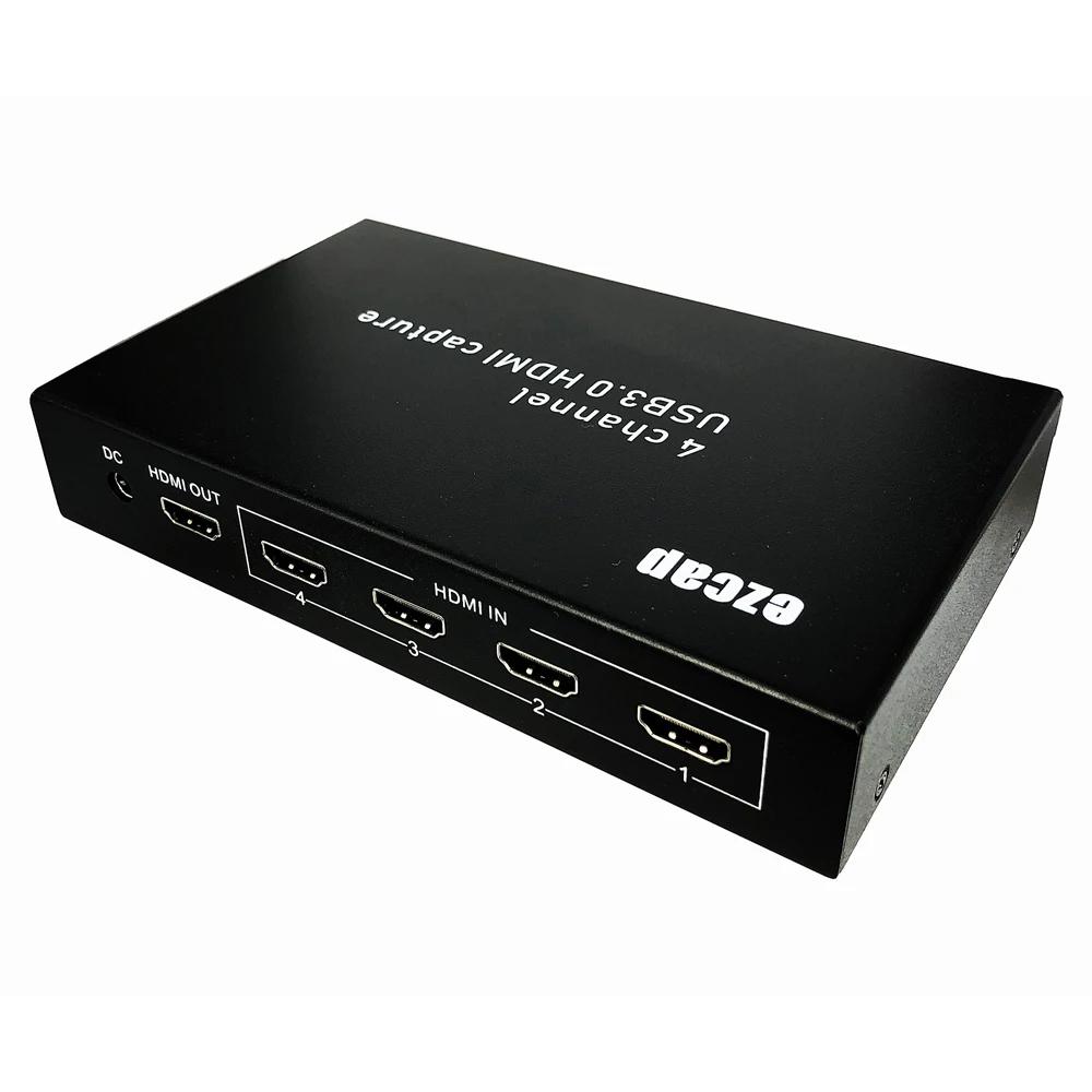 USB3.0 UVC 4 CH HDMI  ĸó ī, Windows, Mac, Linux, ȵ̵ os 1080P60Fps , Ÿ  Ʈ Ʈ